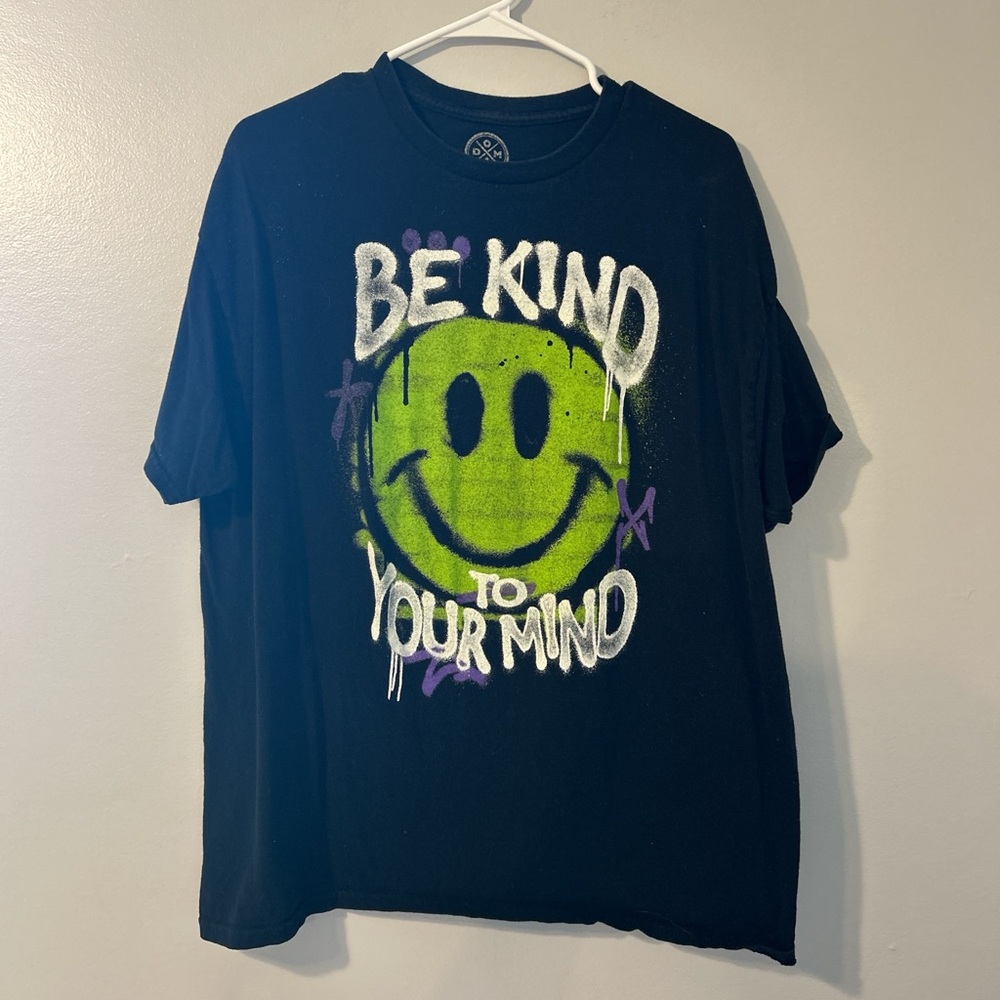XOXO Kids T-Shirt - Black with Green and Purple Design